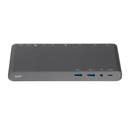 Monoprice USB-C Dual-Monitor Docking Station for USB-C Laptops_ MST and Power De 29434